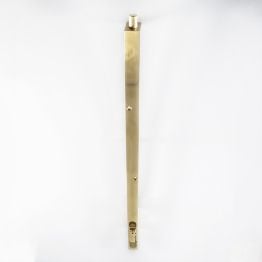 Lever Action Flush Bolt 457mm - Polished Brass