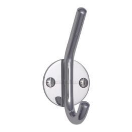 Heritage Brass Hat & Coat Hook Polished Chrome finish