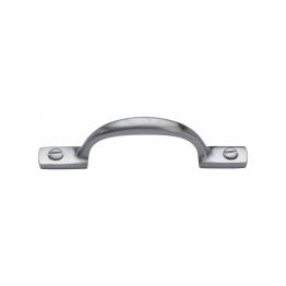 Heritage Brass Pull Handle Russell Design 102mm Satin Chrome finish