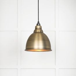 Aged Brass Brindley Pendant