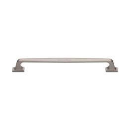 Heritage Brass Door Pull Handle Durham Design 345mm Satin Nickel Finish