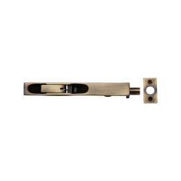 Heritage Brass Door Bolt Flush Fitting 6" x .3/4" Antique Brass finish
