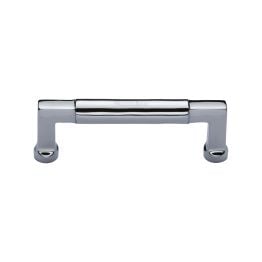 Heritage Brass Cabinet Pull Bauhaus Design 101mm CTC Polished Chrome Finish