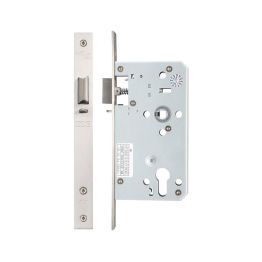 ZDL7260NLSS DIN Night Latch - 72mm C/C - 60mm Backset - Square Forend