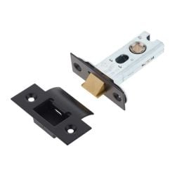 Jedo Heavy Duty Tubular Latches - 45 Degree Short Travel 64mm Black - By Frelan Hardware - JL-HDT64BL