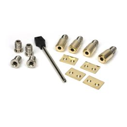 Polished Brass Secure Stops (Pack of 4)