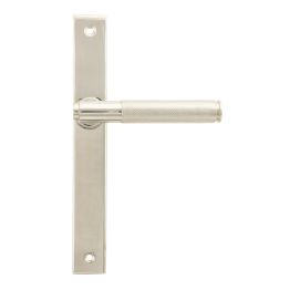Polished Nickel Brompton Slimline Lever Espag. Latch Set