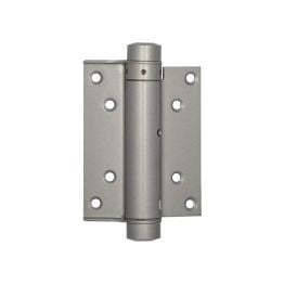 Single Action Steel Spring Hinges 100mm Silver - By Frelan Hardware - HG3003-4GY