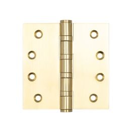 Ball Bearing Hinges 102x102x3mm Polished Brass - By Frelan Hardware - J9051PB