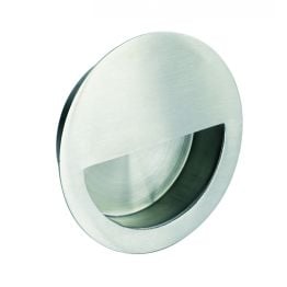 Circular Flush Pull - Satin Stainless Steel