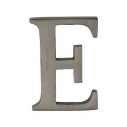 Heritage Brass Alphabet E Pin Fix 51mm (2") Matt Bronze Finish