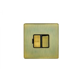 Eurolite Concealed 3mm Switched Fuse Spur Antique Brass