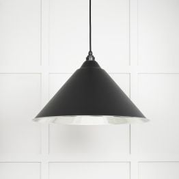 Smooth Nickel Hockley Pendant in Elan Black