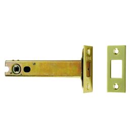 Tubular Dead Bolt 127mm - Electro Brassed/Satin Stainless Steel