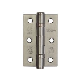 Jedo Grade 7 Steel Ball Bearing Hinges 76x50mm Gun Metal - By Frelan Hardware - J8502GM