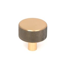 Polished Bronze Brompton Cabinet Knob - 32mm (No rose)