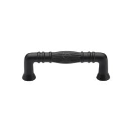 Black Iron Rustic Cabinet Pull Tuscany Design 96mm CTC