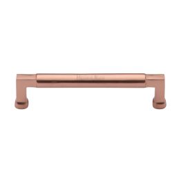 Heritage Brass Cabinet Pull Bauhaus Design 160mm CTC Satin Rose Gold Finish