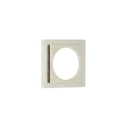Burlington Stepped Square Outer Rose for Burlington Escutcheon Polished Nickel - By Frelan Hardware - BUR173PN