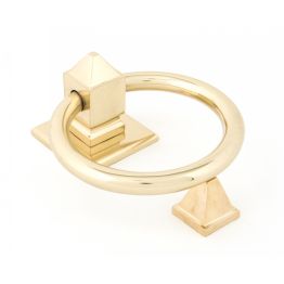 Polished Brass Ring Door Knocker