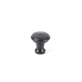 Black Hammered Cabinet Knob - Small