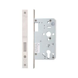 ZDL0060SS DIN Euro Deadlock - 60mm Backset - Square Forend