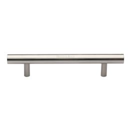 Heritage Brass Door Pull Handle Bar Design 305mm Satin Nickel Finish
