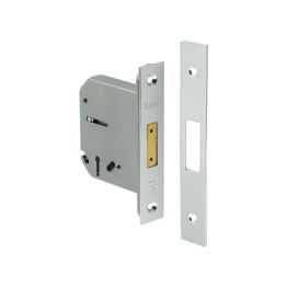Jedo 3 Lever Deadlocks 76mm Polished Chrome - By Frelan Hardware - JL1093PC