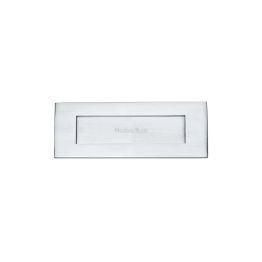 Heritage Brass Letterplate 8" x 3" Satin Chrome finish