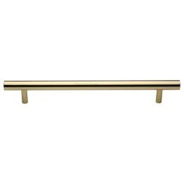 Heritage Brass Door Pull Handle Bar Design 457mm Polished Brass Finish