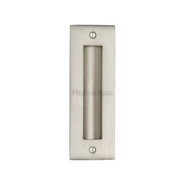 Flush Pull Handle 6" Satin Nickel finish