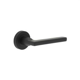 Jet Black Door Handle - By Frelan Hardware - JV600MB