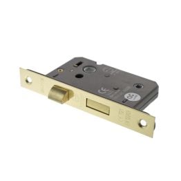 Atlantic Bathroom Lock [CE] 2.5" - Polished Brass