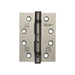 Jedo Grade 11 Steel Ball Bearing Hinges 102x76mm Black Nickel - By Frelan Hardware - J8500BN