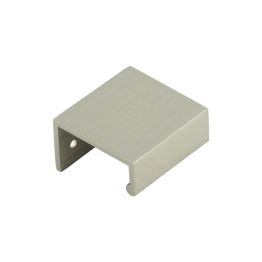 Burlington 50mm Satin Nickel Angled Edge Pull - By Frelan Hardware - BUR910SN