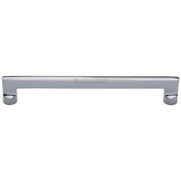 Heritage Brass Cabinet Pull Apollo Design 203mm CTC Polished Chrome Finish