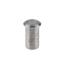 Stainless Steel Dust Proof Spring Floor Bolt Socket for Concrete 20x25mm Satin Stainless Steel - By Frelan Hardware - JSS5642