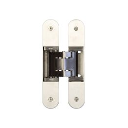 Ghost 160mm 3D Concealed Hinge Satin Stainless Steel - By Frelan Hardware - CH100SS
