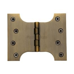 Heritage Brass Parliament Hinge Brass 4" x 3" x 5" Antique Brass finish