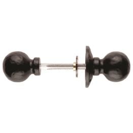 Ball Rim Knob Furniture - Black Antique
