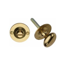Heritage Brass Oval turn with release Polished Brass finish