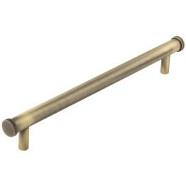 Hoxton Wenlock Cabinet Handles 224mm Ctrs Antique Brass - By Frelan Hardware - HOX160AB