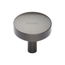 Heritage Brass Cabinet Knob Tayo Design 32mm Matt Bronze finish