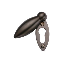 Heritage Brass Covered Keyhole Oval Matt Bronze finish
