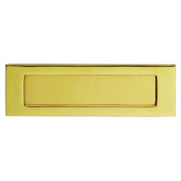 Plain Letter Plate - Polished Brass