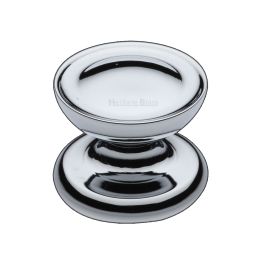 Heritage Brass Cabinet Knob Surrey Design 32mm Polished Chrome finish