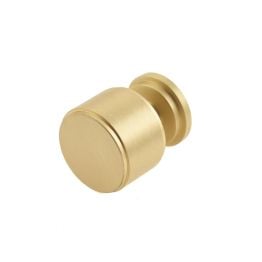 Belgrave Stepped Cupboard Knobs Satin Brass - By Frelan Hardware - BUR501SB