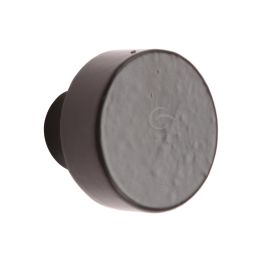Black Iron Rustic Cabinet Knob Helios Design 38mm