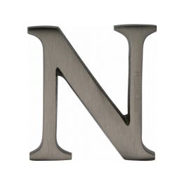 Heritage Brass Alphabet N Pin Fix 51mm (2") Matt Bronze Finish