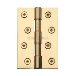Heritage Brass Hinge Brass with Phosphor Washers 4" x 2 5/8" Polished Brass finish